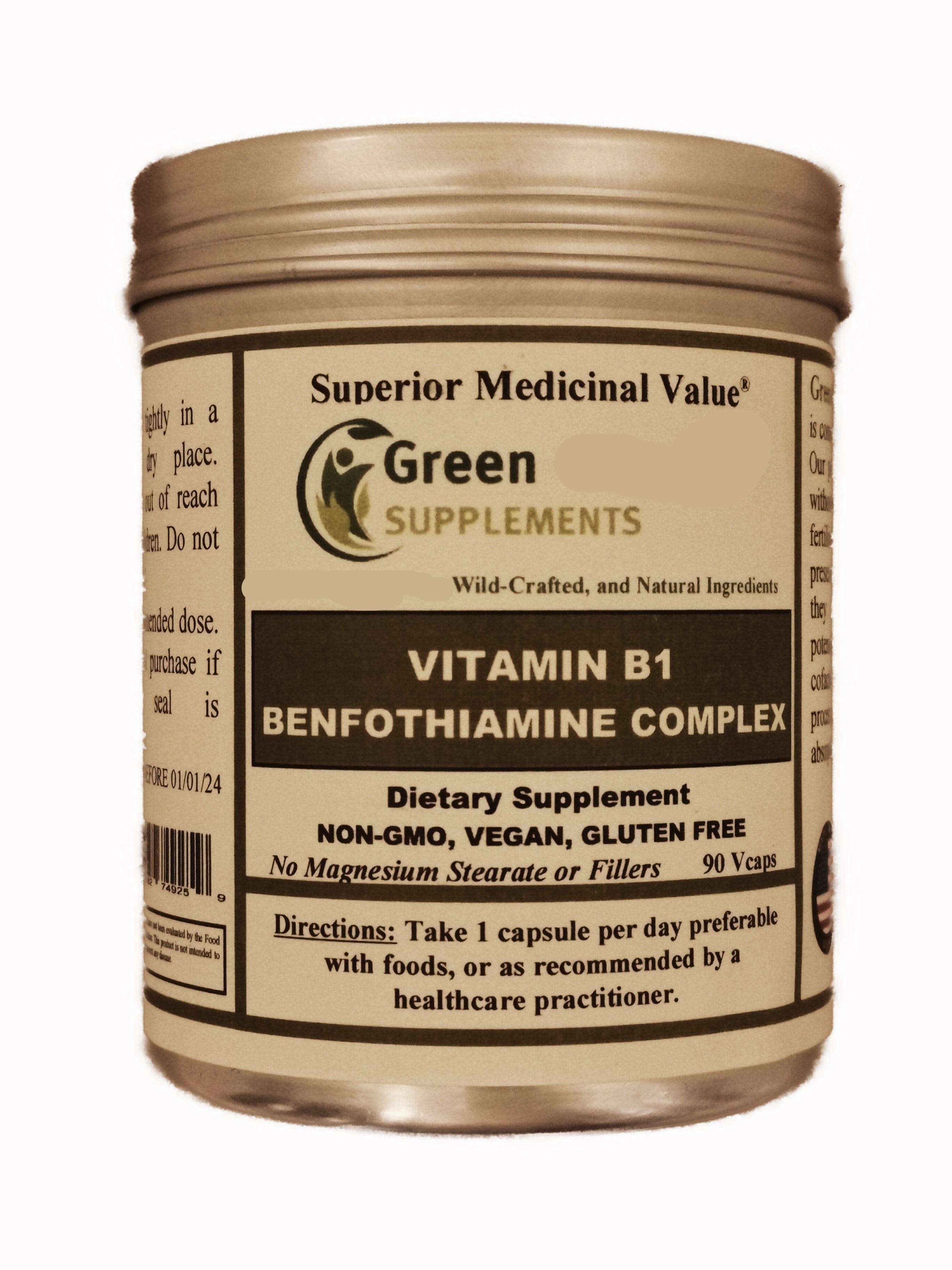 Vitamin B1, Benfothiamine, Thiamine